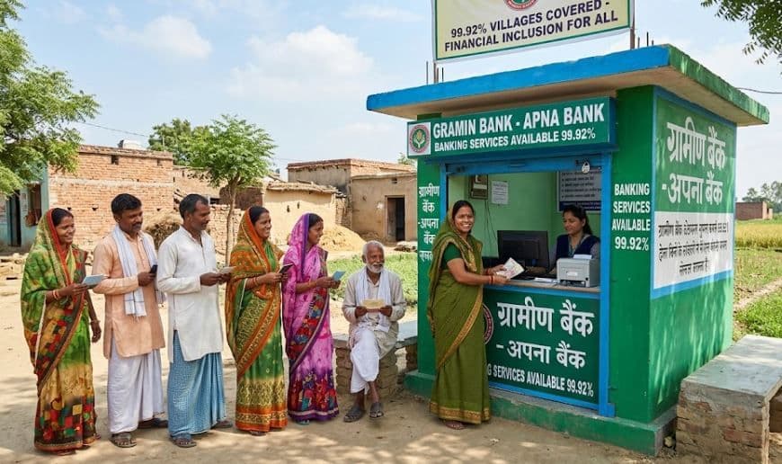 India Reaches 99.92% Banking Coverage in Inhabited Villages