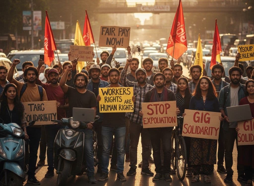 From fragmented protests to collective power: Gig workers rewriting rules of platform labour