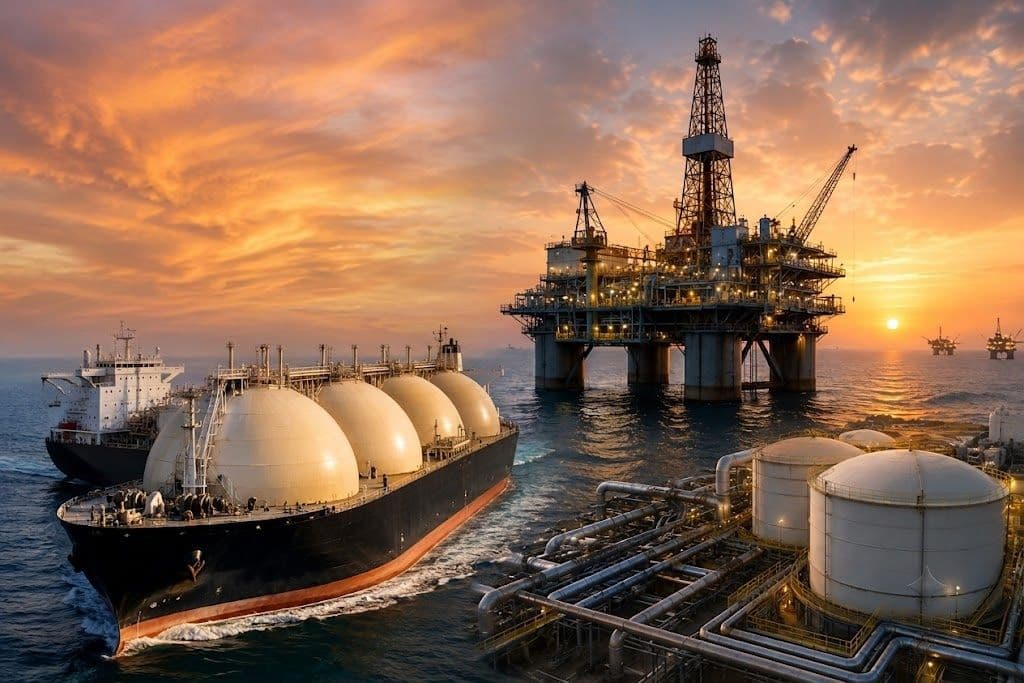 India Bolsters Energy Security via LNG Imports and Offshore Schemes