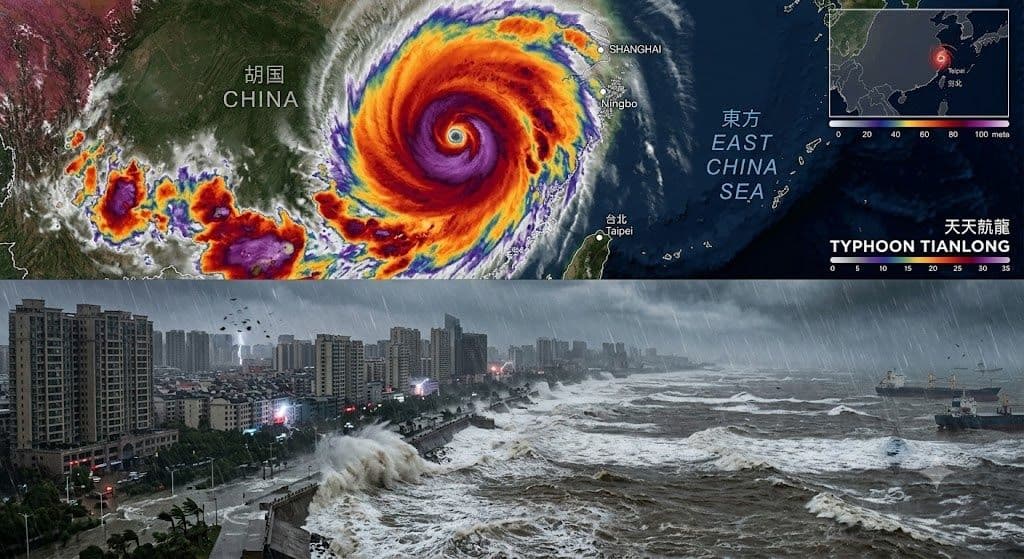 Typhoon Dolphin Batters China's East Coast as Over 1 Million Evacuated
