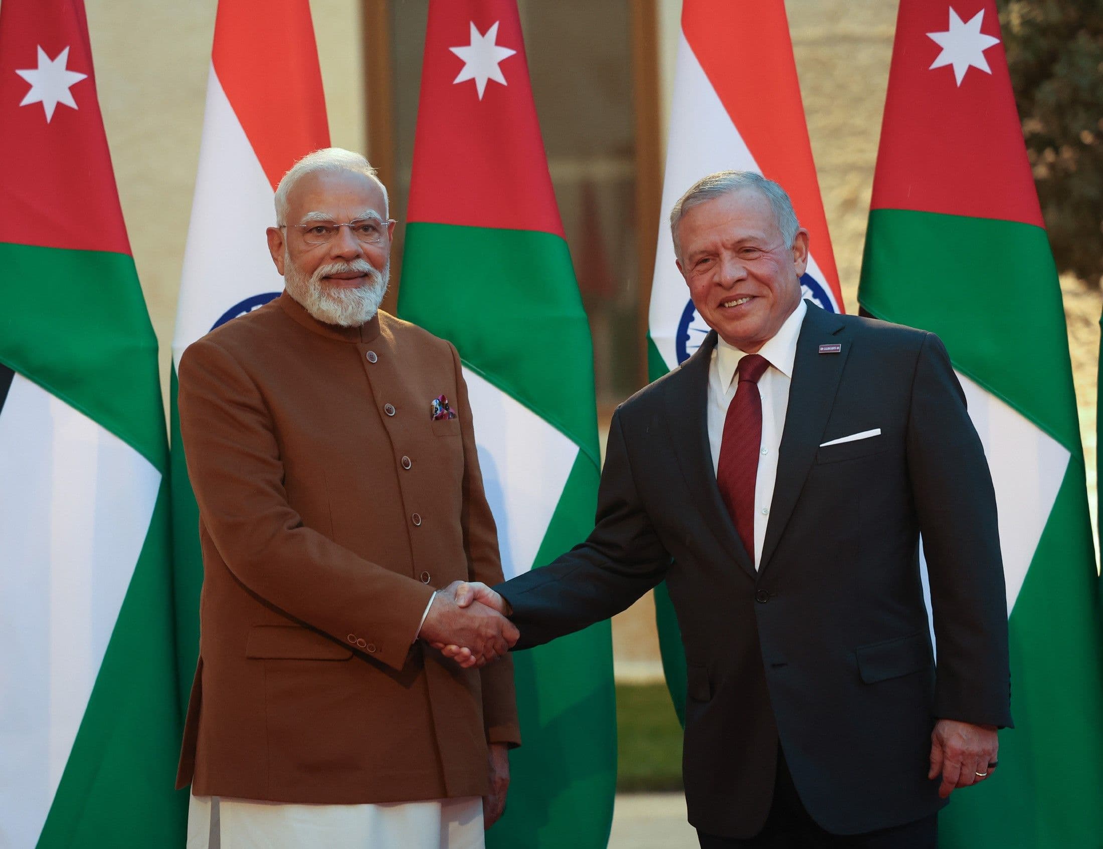 Modi, Jordan King Abdullah II hold talks in Amman, finalize multiple MoUs