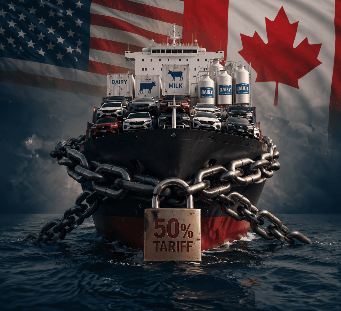 Trump Imposes 50% Tariffs on Canadian Goods: Trade War Risks Rise