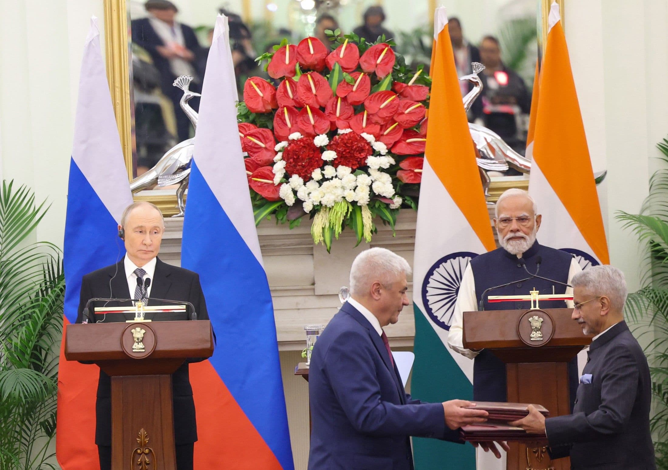 India, Russia reinforce ‘time-tested’ ties as Modi, Putin chart 2030 Vision